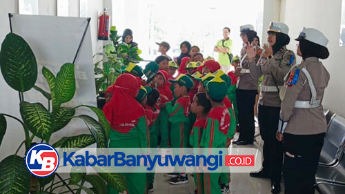 Satlantas Polresta Banyuwangi Gelar Program Edukatif, Tanamkan Disiplin Berlulintas Sejak Dini