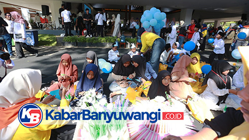 Hadirkan Kecerian bagi 1445 Anak, Banyuwangi Helat Festival Anak Yatim