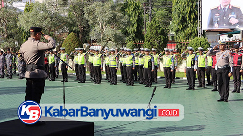 Polresta Banyuwangi Mulai Gelar Operasi Patuh Semeru 2023 Hari Ini