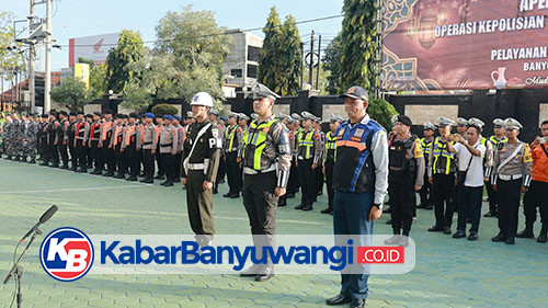 Ratusan Personel Dikerahkan Amankan Kelancaran Mudik Lebaran di Banyuwangi