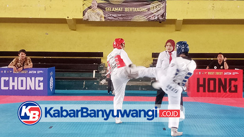 Kembangkan Potensi dan Prestasi, Ratusan Atlet Taekwondo Ikuti Kejurprov TI Jatim di Banyuwangi