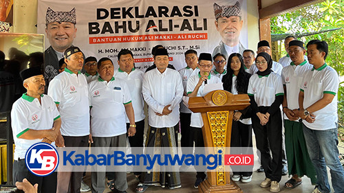 Puluhan Advokat se-Banyuwangi Deklarasi Bantuan Hukum untuk Pasangan Ali-Ali 