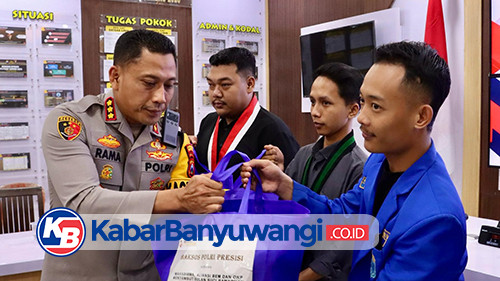 Sambut Ramadan, Polresta Banyuwangi Gelar Baksos Polri Presisi Bersama Mahasiswa