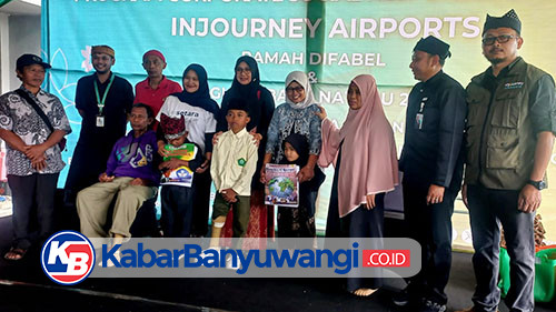 Bandara Internasional Banyuwangi Salurkan Bantuan TJSL untuk Difabel dan Warga Prasejahtera