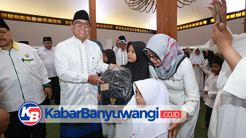 Baznas Santunan 1000 Anak Yatim, Wabup Banyuwangi Ajak Lebih Perhatian ke Masa Depan Pendidikan Anak Yatim