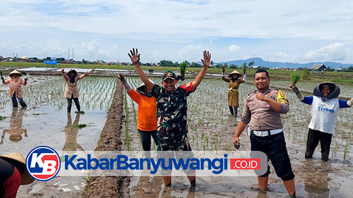 Bhabinkamtibmas Ajak Masyarakat Bersemangat Melestarikan Ketahanan Pangan