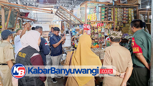 Cek Ketersediaan Bapokting Jelang Ramadan, Polresta Banyuwangi Sidak Pasar dan Swalayan