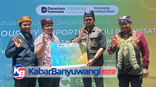Angkasa Pura Salurkan CSR untuk Pengembangan Pariwisata Desa Adat Kemiren Banyuwangi