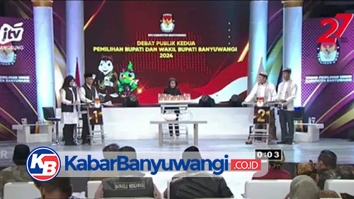 Sorotan Debat Kedua Pilbub Banyuwangi 2024: Ipuk-Mujiono banyak Menyampaikan Hasil Kinerja, Gus Makki-Ali Ruchi Konsisten Serukan Perubahan