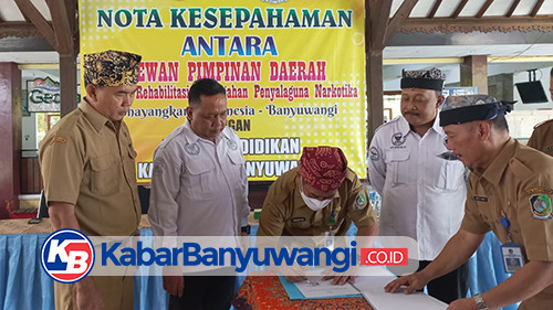 LRPPN dan Dispendik Banyuwangi Jalin Kerjasama Cegah Narkoba Masuk Sekolah