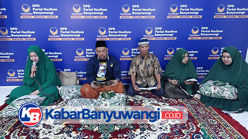 Jelang Pendaftaran AMIN, Kader Partai NasDem Banyuwangi Doa Bersama 24 Jam Nonstop