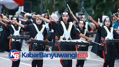 Ajang Pembentukan Karakter, 32 Tim Ramaikan Kejurkab Drumband Pelajar Banyuwangi 