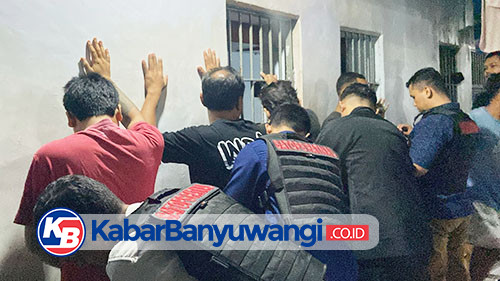 Blok F Hunian Warga Binaan Lapas Banyuwangi Digeledah Petugas Gabungan