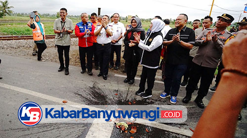 Gubernur Khofifah Resmikan Pintu Perlintasan dan Pos Jaga Kereta Api di Banyuwangi