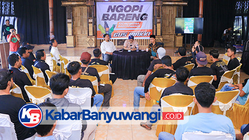 Cabup Gus Makki Ngopi Bareng Menyapa Komunitas Kicau Mania Banyuwangi