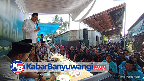 Relawan GMC Gelar Halalbihalal Akbar Bersama Ratusan PKL se-Banyuwangi
