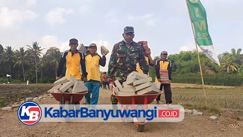 HIPPA Desa Kebaman Turut Sukseskan TMMD ke-111 Kodim 0825 Banyuwangi