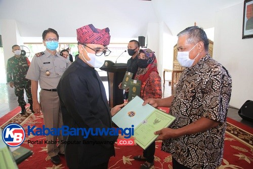 Berlanjut Tahun 2021, Kantor Pertanahan Banyuwangi Targetkan PTSL 64 Ribu Sertifikat