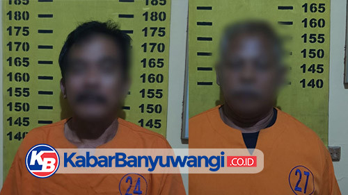 Simpan Puluhan Batang Kayu Hutan, Dua Warga Tegaldlimo Ditangkap Petugas Gabungan 