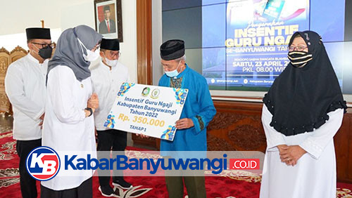 Banyuwangi Mulai Salurkan Insentif Guru Ngaji, Tahun Ini Total Rp9,4 Miliar