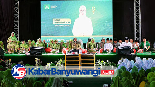 Bupati Ipuk Hadiri Harlah Muslimat Banyuwangi Ajak Gotong Royong Bangun Daerah
