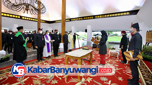 Lantik 128 Pejabat, Bupati Ipuk: Kinerja Jadi Tolok Ukur Evaluasi