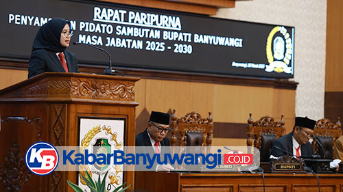 Pidato Sambutan Bupati Banyuwangi Masa Jabatan 2025-2030 di Gedung DPRD, Ipuk Jabarkan Program Prioritas