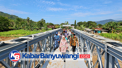 Pengerjaan Jembatan Sungailembu Rampung, Aktivitas Warga Tiga Desa Pesanggaran Banyuwangi Kembali Normal