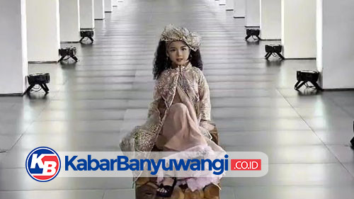 Puluhan Anak TK dan SD Ikuti Peragaan Busana di Bandara Internasional Banyuwangi