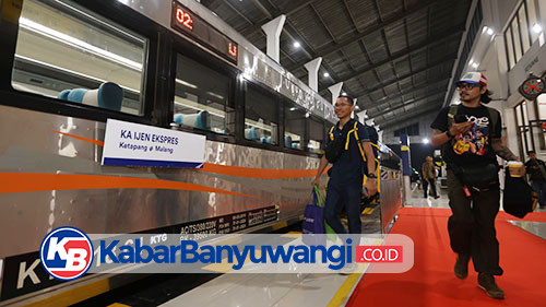 Peningkatan Pelayanan, Kereta Api Ijen Ekspres Relasi Banyuwangi - Malang Resmi Beroperasi