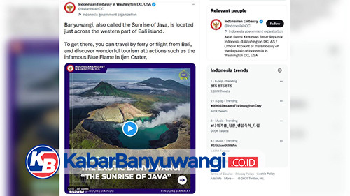 Kedutaan RI di Berbagai Negara Ramai-Ramai Promosikan Banyuwangi