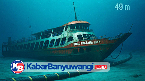 Bangkai KMP Tunu Pratama Jaya Terdeteksi Dekat Kabel Laut Tegangan Tinggi Jaringan Listrik Jawa-Bali