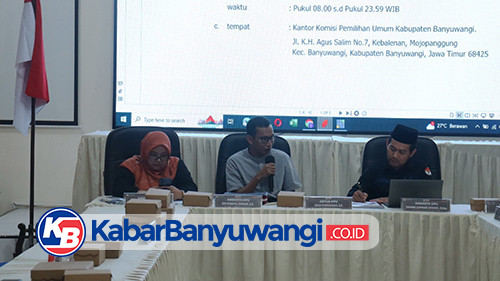 Jelang Pendaftaran, KPU Banyuwangi Rakor Bersama Forkopimda dan Pimpinan Parpol