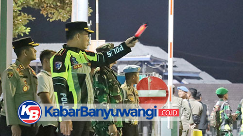 Perkuat Pengamanan Operasi Ketupat Semeru 2025, Polresta Banyuwangi Kerahkan Brimob
