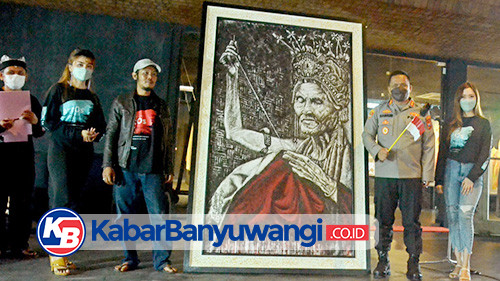 Kapolresta Menangkan Lelang Lukisan Dondom Seharga Rp. 50 juta