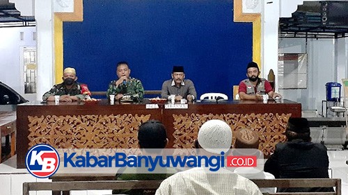 Staf Teritorial Kodim 0825 Banyuwangi Rakor TMMD ke-111