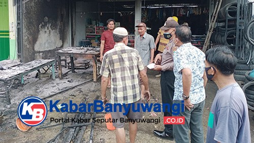 Bengkel dan Kios Bensin di Muncar Ludes Terbakar