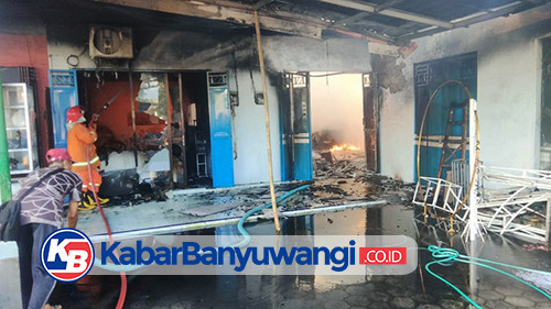 Api Melalap Salon Kecantikan di Banyuwangi, Pemiliknya Alami Luka Bakar