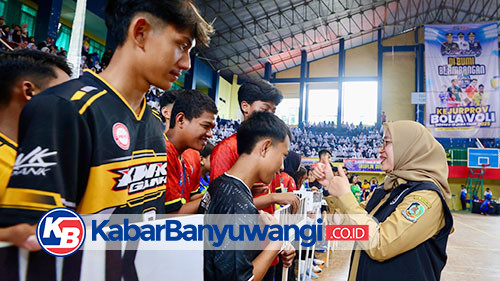 Diikuti 38 Tim se-Jatim, Bupati Ipuk Buka Kejurprov Voli U-19 di Banyuwangi