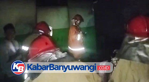 Tempat Produksi Krupuk di Banyuwangi Nyaris Ludes Terbakar