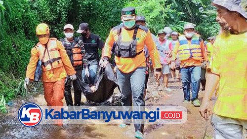 Nenek Korban Hilang Terseret Arus Sungai di Wongsorejo Ditemukan Tewas