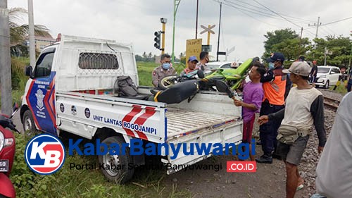 Pemotor Ditabrak KA Probowangi Hingga Terpental, Tewas di Rumah Sakit