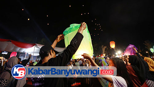 Ditutup dengan Pelepasan 1.000 Lampion, Kaliploso Hartimoon Carnival 2025 di Banyuwangi Berlangsung Meriah