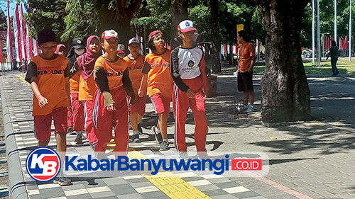 Lomba Gerak Jalan Tingkat SD di Banyuwangi, Dinas Pendidikan Beri Imbauan