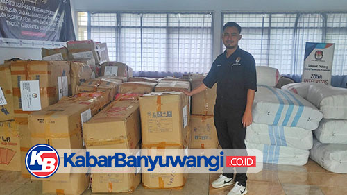 KPU Banyuwangi Mulia Terima Logistik Pemilu 2024