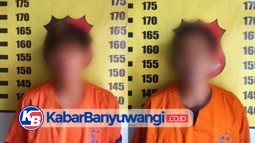 Dua Maling Besi Bekas Bangunan Jembatan di Pesanggaran Dibekuk Polisi