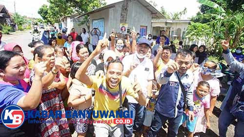 Jelang Hari H Pilkada, Mas Yusuf dan Gus Riza Menyapa Warga Door to Door