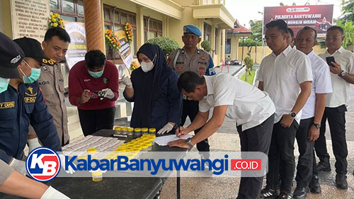 Mendadak, Perwira hingga Bintara Polresta Banyuwangi Dites Urine