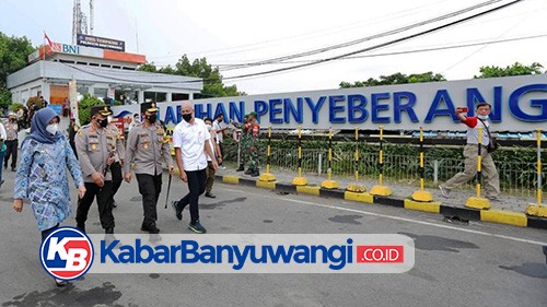 Jelang Larangan Mudik, Kapolda Jatim Pantau Penyeberangan Ketapang Banyuwangi