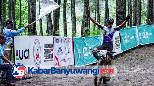 Zaenal Fanani Pertahankan Jersey Merah Putih XCO Kejurnas Balap Sepeda INC 2022